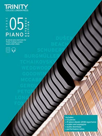 Trinity College London Piano Exam Pieces Plus Exercises 2021-2023: Grade 5 - Extended Edition - Trinity College London Press [KSIĄŻKA]