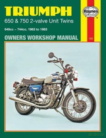 Triumph 650 and 750 2 Valve Unit Twins Owner's Workshop Manual (Motorcycle Manuals) - Anon [KSIĄŻKA]