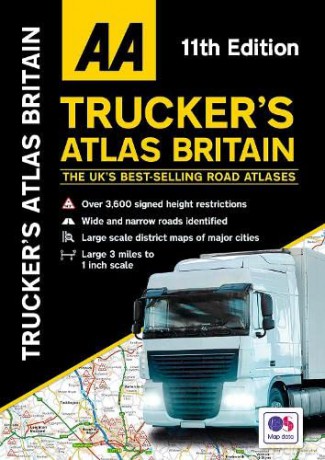 Trucker's Atlas Britain (AA Road Atlas Britain) Spiral [KSIĄŻKA]