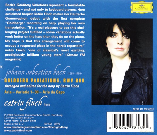 Catrin Finch: Bach:Goldberg Variations (On Harp) [CD]