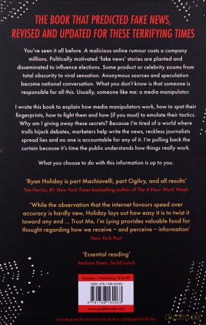Trust Me I'm Lying: Confessions of a Media Manipulator - Ryan Holiday [KSIĄŻKA]