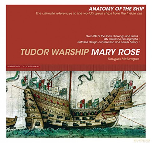 Tudor Warship Mary Rose (Anatomy of The Ship) - Douglas McElvogue [KSIĄŻKA]