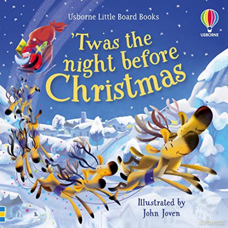 'Twas the Night Before Christmas (Little Board Books) - Usborne [KSIĄŻKA]