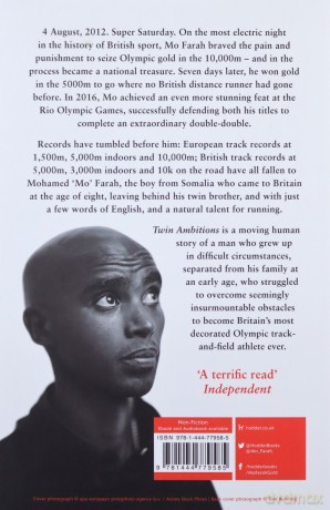 Twin Ambitions - My Autobiography: The story of Team GB's double Olympic champion - Mo Farah [KSIĄŻKA]