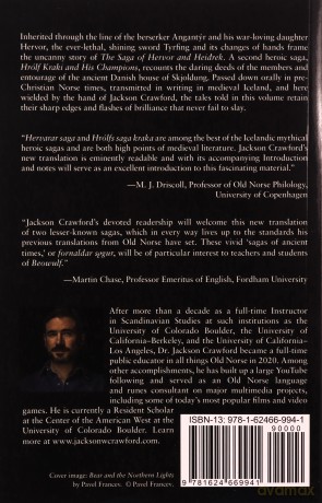Two Sagas of Mythical Heroes: Hervor and Heidrek and Hrólf Kraki and His Champions - Jackson Crawford [KSIĄŻKA]