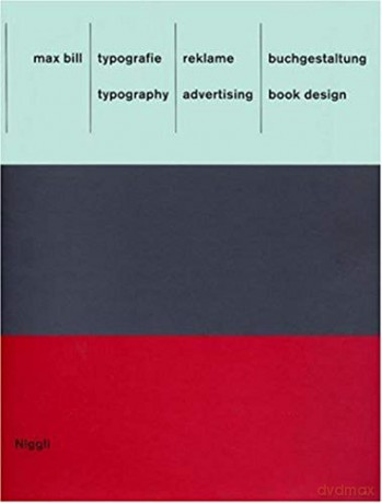 Typography. Advertising. Book Design: Allemand/Anglais - Max Bill [KSIĄŻKA]
