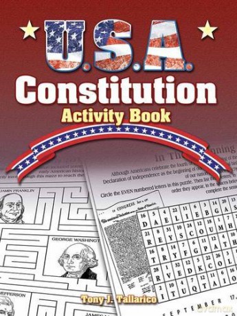 U.S.A. Constitution Activity Book (Dover Kids Activity Books: U.s.a.) - Tony Tallarico [KSIĄŻKA]