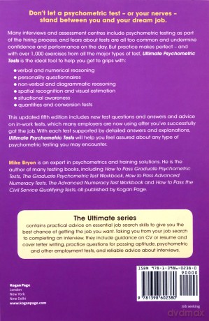 Ultimate Psychometric Tests: 1000 Questions and Answers for Verbal, Numerical, and Personality Tests (Ultimate Series) - Mike Bryon [KSIĄŻKA]