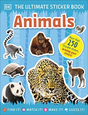 Ultimate Sticker Book Animals [KSIĄŻKA]