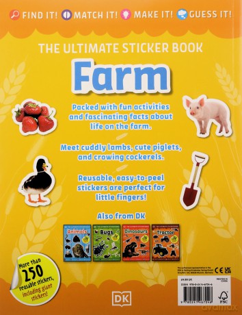 Ultimate Sticker Book Farm [KSIĄŻKA]