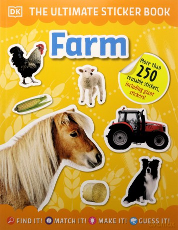 Ultimate Sticker Book Farm [KSIĄŻKA]