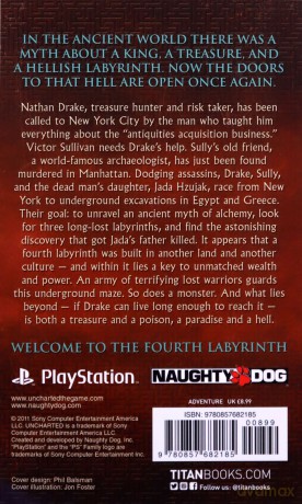 Uncharted - The Fourth Labyrinth (Video Game Novel) - Christopher Golden [KSIĄŻKA]
