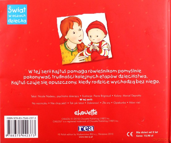 Kajtuś - Opiekunka (Gąbka) [KSIĄŻKA]