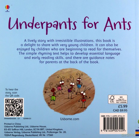 Underpants for Ants (Phonics Readers) - Russell Punter [KSIĄŻKA]