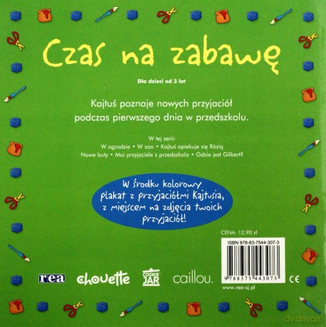 Kajtuś - Moi Przyjaciele Z Przedszkola Z Plakatem [KSIĄŻKA]
