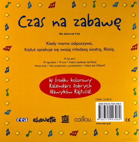 Kajtuś - Opiekuje Się Rózią Z Plakatem [KSIĄŻKA]