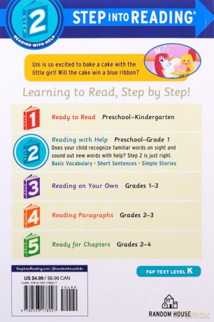 Uni the Unicorn Bakes a Cake (Step into Reading. Step 2) - Amy Krouse Rosenthal [KSIĄŻKA]
