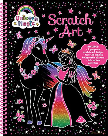 Unicorn Magic Scratch Art - Lake Press [KSIĄŻKA]