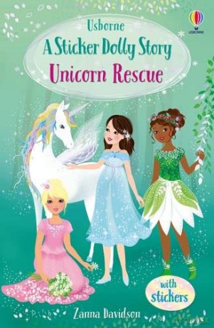 Unicorn Rescue: A Magic Dolls Story (Sticker Dolly Stories) - Zanna Davidson [KSIĄŻKA]