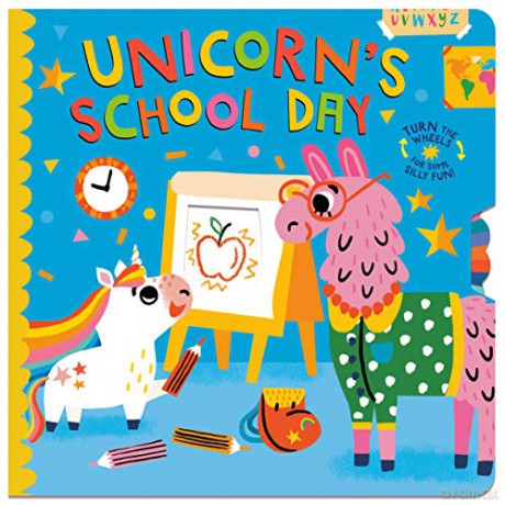 Unicorn's School Day: Turn the Wheels for Some Holiday Fun! - Lucy Golden [KSIĄŻKA]