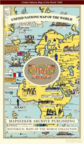 United Nations Map of The World 1946 [KSIĄŻKA]