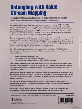 Untangling with Value Stream Mapping: How to Use VSM to Address Behavioral and Cultural Patterns and Quantify Waste in Multifunctional and Nonrepetitive Work Environments - Ovidiu Contras [KSIĄŻKA]