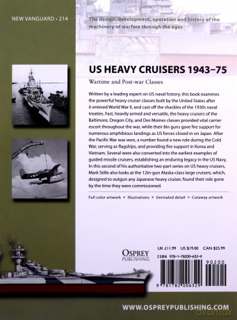 US Heavy Cruisers 1943-75: Wartime and Post-war Classes: 214 (New Vanguard) - Mark Stille [KSIĄŻKA]