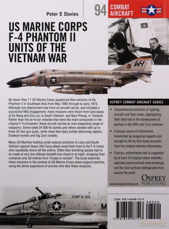 US Marine Corps F-4 Phantom II Units of the Vietnam War: 94 (Combat Aircraft) - Peter E. Davies [KSIĄŻKA]