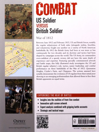 US Soldier vs British Soldier: War of 1812 (Combat) - Gregg Adams [KSIĄŻKA]