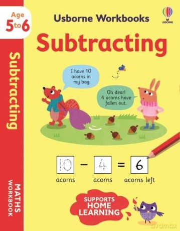 Usborne Workbooks Subtracting 5-6 - Holly Bathie [KSIĄŻKA]
