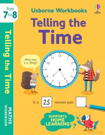 Usborne Workbooks Telling the Time 7-8 - Holly Bathie [KSIĄŻKA]