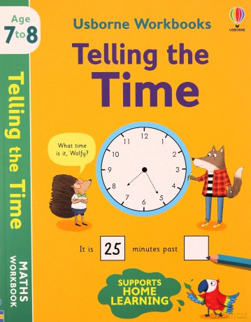 Usborne Workbooks Telling the Time 7-8 - Holly Bathie [KSIĄŻKA]