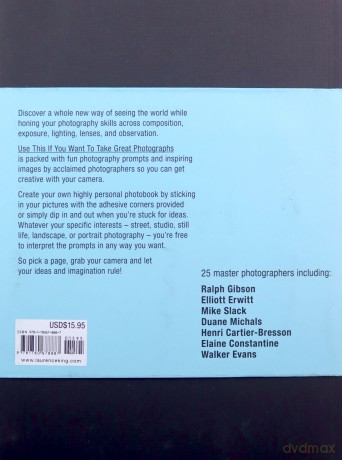 Use This if You Want to Take Great Photographs: A Photo Journal (Read This) - Henry Carroll [KSIĄŻKA]