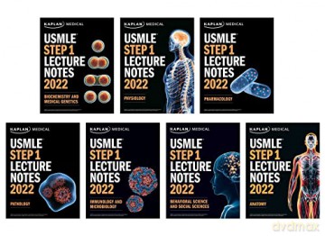 USMLE Step 1 Lecture Notes 2022: 7-Book Set (USMLE Prep) - Kaplan Medical [KSIĄŻKA]