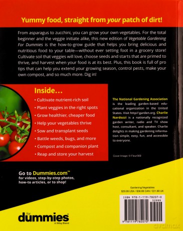 Vegetable Gardening For Dummies - National Gardening Association [KSIĄŻKA]