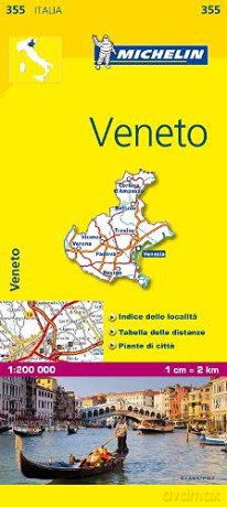 Veneto - Michelin Local Map 355: Map (Michelin Local Maps, 355) - Michelin [KSIĄŻKA]