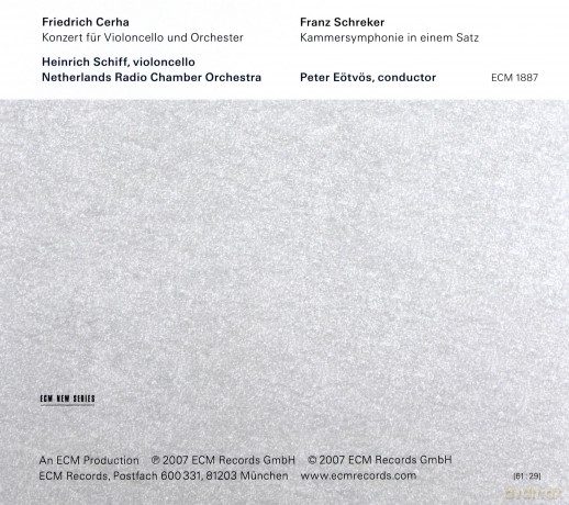Cerha, Friedriech/Schreker, Franz: Cerha:Concerto For Violon/Schreker:Symph [CD]