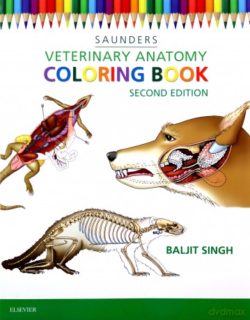 Veterinary Anatomy Coloring Book [KSIĄŻKA]