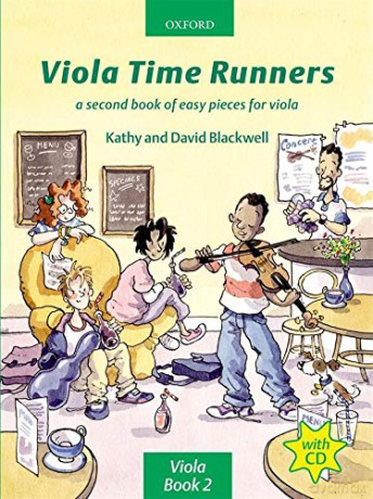 Viola Time Runners: A second book of easy pieces for viola - Kathy Blackwell [KSIĄŻKA]