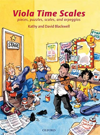 Viola Time Scales: Pieces, puzzles, scales, and arpeggios - Kathy Blackwell [KSIĄŻKA]