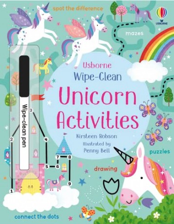 Wipe-Clean Unicorn Activities (Wipe-clean Activities) - Kirsteen Robson [KSIĄŻKA]