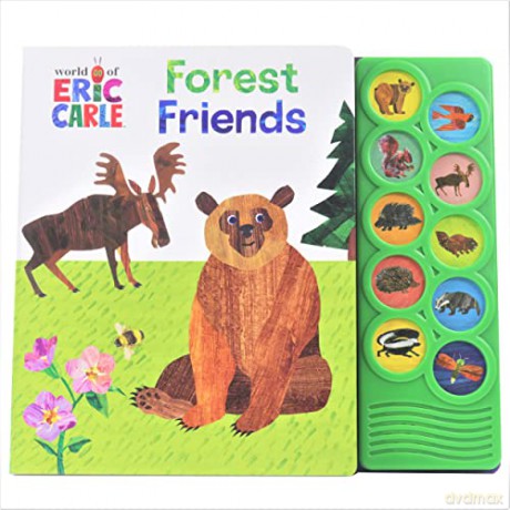 World of Eric Carle, Forest Friends 30-Button Animal Sound Book - Great for First Words - PI Kids (LISTEN AND LEARN) - PI Kids [KSIĄŻKA]