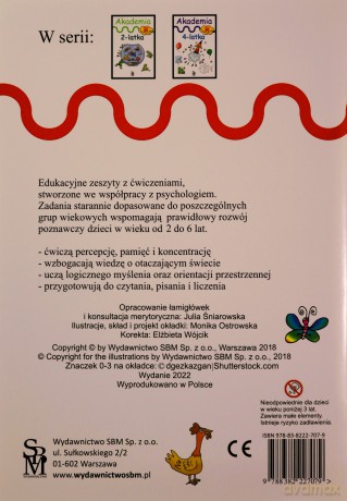 Akademia 3-latka - Julia Śniarowska [KSIĄŻKA]