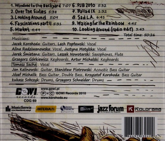Jacek Korohoda: Window To The Backyard [CD]
