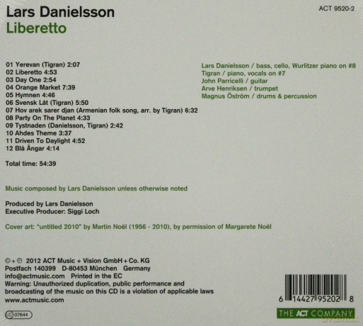 Lars Danielsson - Liberetto [CD]