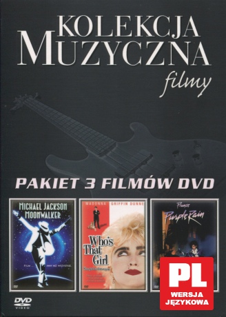 Kolekcja Muzyczna: Michael Jackson - Moonwalker / Kim jest ta dziewczyna / Purpurowy deszcz [BOX] [3DVD]