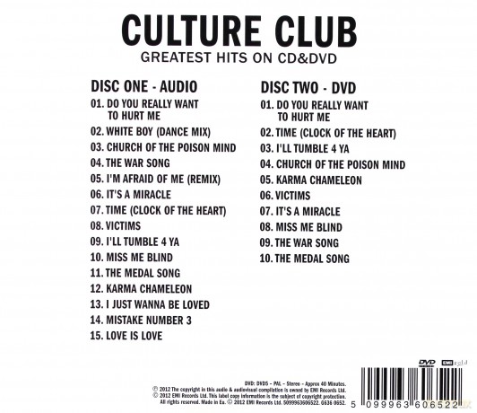 Culture Club: Sight & Sound [CD]+[DVD]