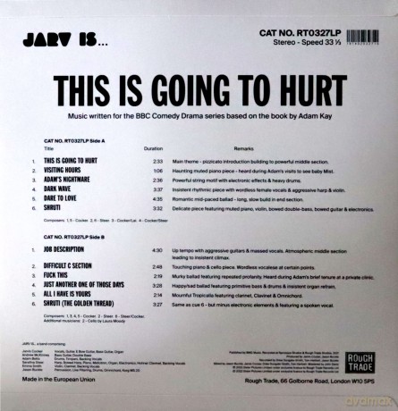 This Is Going To Hurt soundtrack (Będzie bolało) (Jarv Is...) [Winyl]