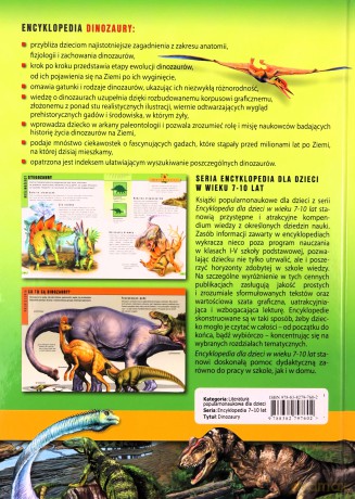 Dinozaury. Encyklopedia dla dzieci w wieku 7-10 lat - Barbara Majewska [KSIĄŻKA]