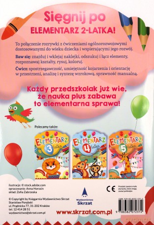 Elementarz 2-latka - Anna Horosin [KSIĄŻKA]